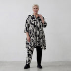 AKH Fashion Jacke 7602 Vanta, Schwarz-Weiß