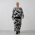 AKH Fashion Überwurf 7011 Silence, Schwarz-Weiß