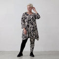 AKH Fashion Shirt 1019 Pureline, Schwarz-Weiß