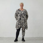 AKH Fashion Shirt 6448 Pureline, Schwarz-Weiß