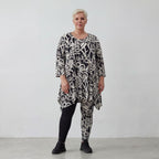 AKH Fashion Shirt 6448 Pureline, Schwarz-Weiß