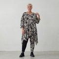 AKH Fashion Shirt 6448 Pureline, Schwarz-Weiß