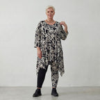 AKH Fashion Shirt 6448 Pureline, Schwarz-Weiß