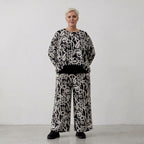 AKH Fashion Überwurf 7011 Pureline, Schwarz-Weiß
