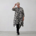 AKH Fashion Jacke 7602 Pureline, Schwarz-Weiß