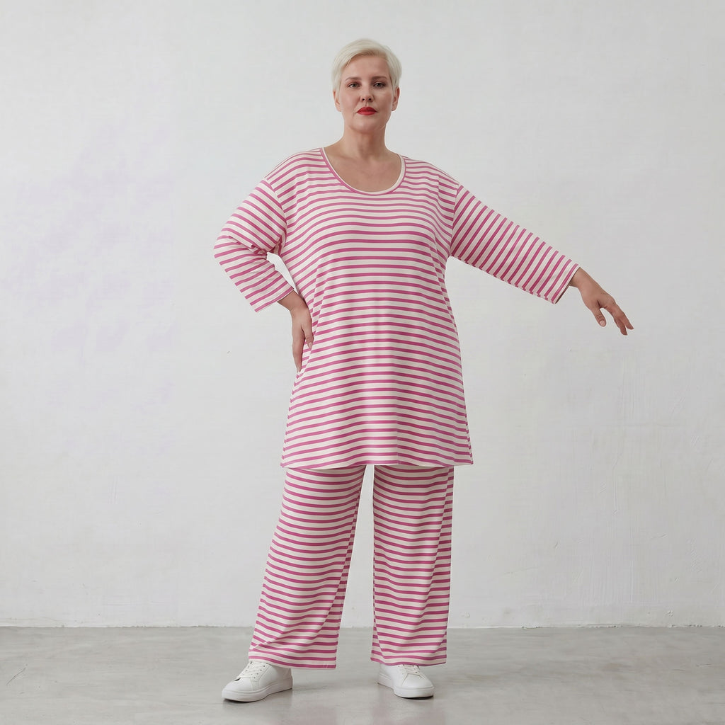 AKH Fashion Shirt 1892 SailorBabe, Weiß-Fuchsia