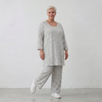 AKH Fashion Shirt 1892 SailorBabe, Weiß-Grau