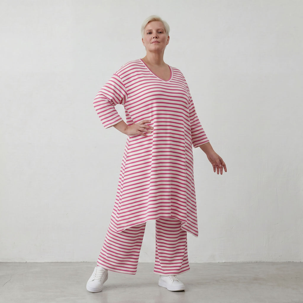 AKH Fashion Hose 225 SailorBabe, Weiß-Fuchsia
