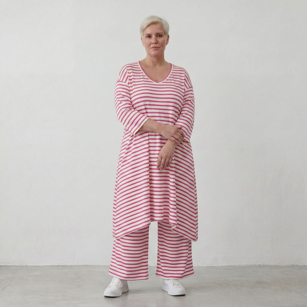 AKH Fashion Hose 225 SailorBabe, Weiß-Fuchsia