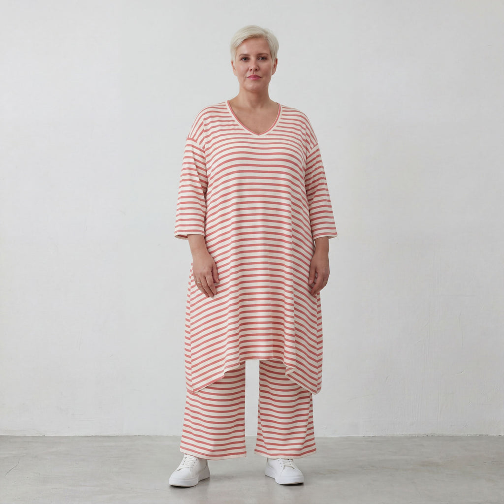 AKH Fashion Hose 225 SailorBabe, Weiß-Lachs