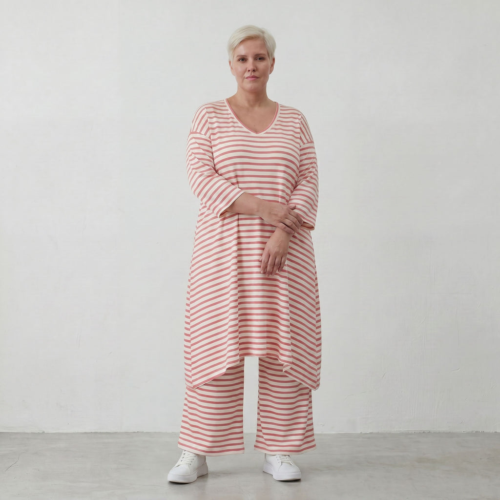 AKH Fashion Hose 225 SailorBabe, Weiß-Lachs