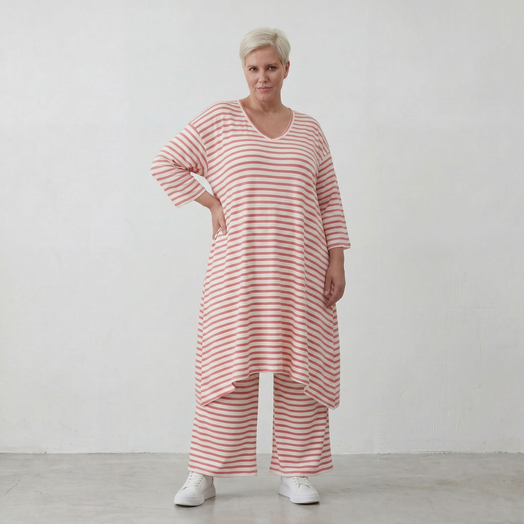 AKH Fashion Hose 225 SailorBabe, Weiß-Lachs