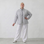 AKH Fashion Jacke 7104 Rebound, Grau-Weiß
