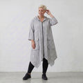 AKH Fashion Jacke 7227 Rebound, Grau-Weiß