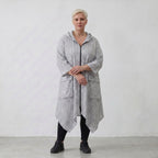 AKH Fashion Jacke 7227 Rebound, Grau-Weiß