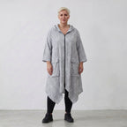 AKH Fashion Jacke 7227 Rebound, Grau-Weiß
