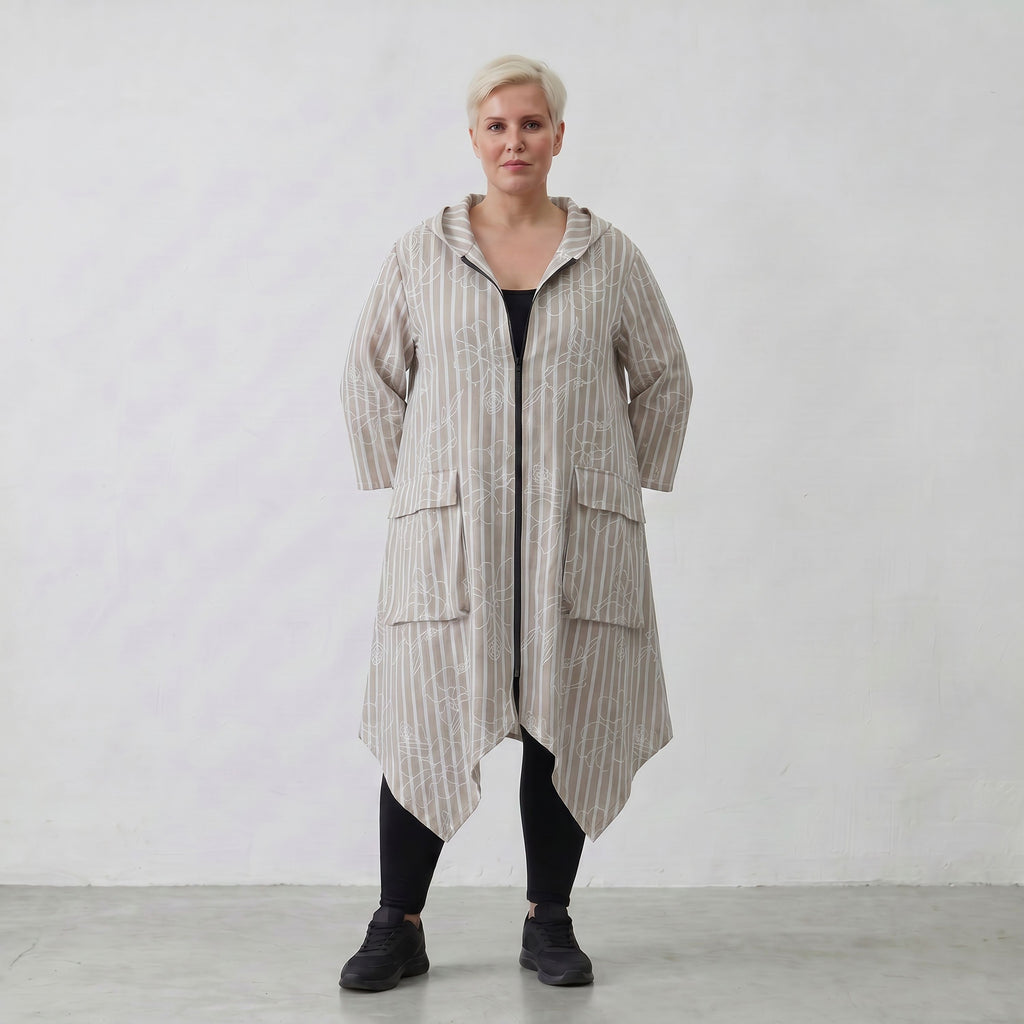 AKH Fashion Jacke 7227 Rebound, Sand-Weiß