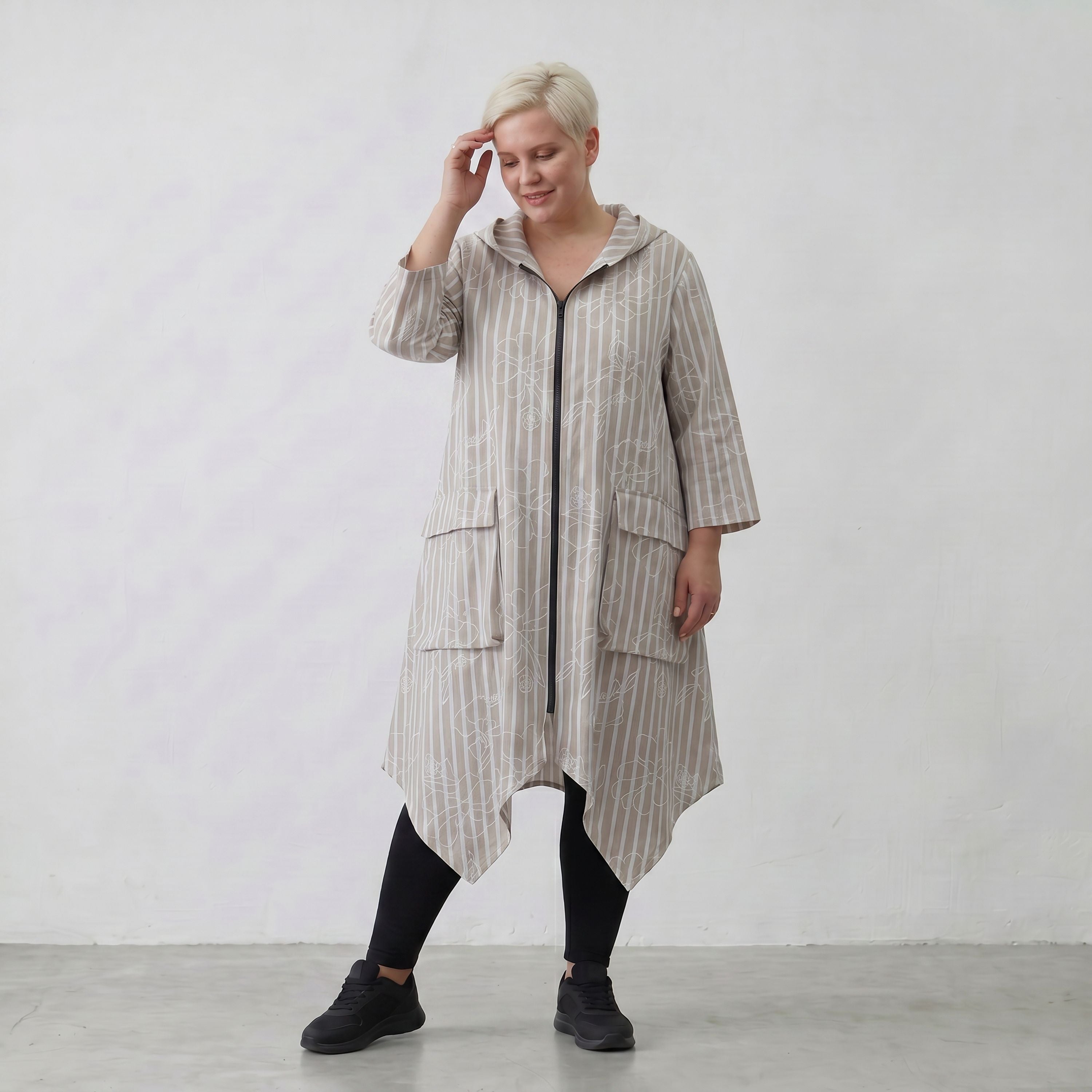 AKH Fashion Jacke 7227 Rebound, Sand-Weiß