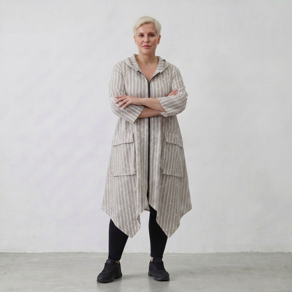 AKH Fashion Jacke 7227 Rebound, Sand-Weiß