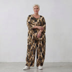 AKH Fashion Shirt 593 Savannah, Schwarz-Beige