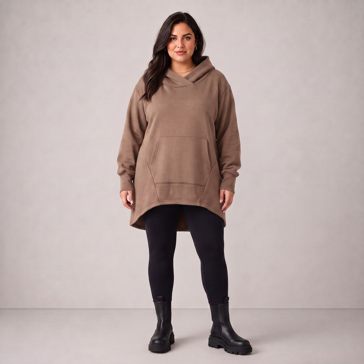Rafay · Hoody · SolidHaniya · 2604R · SolidBrown