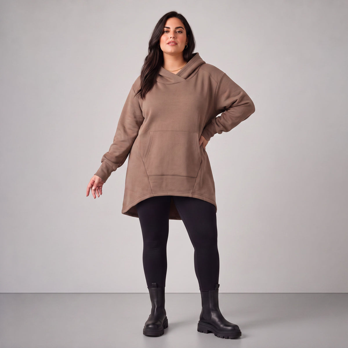 Rafay · Hoody · SolidHaniya · 2604R · SolidBrown