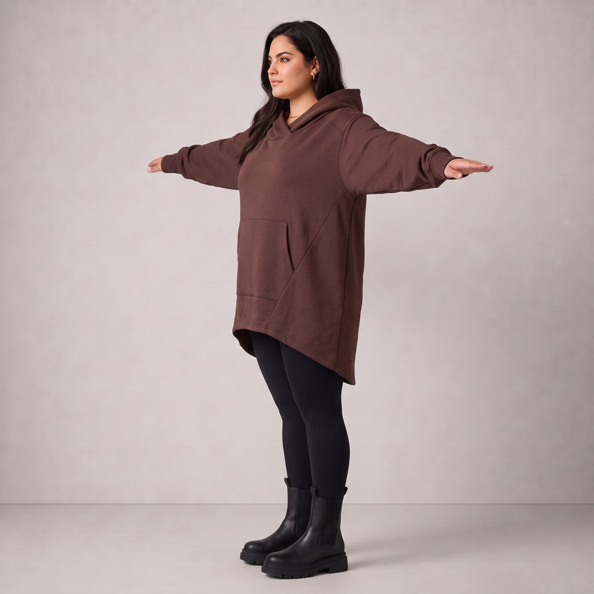 Rafay · Hoody · SolidHaniya · 2604R · SolidChoco