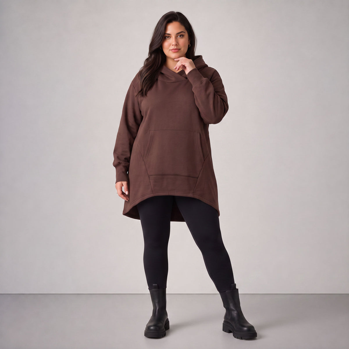 Rafay · Hoody · SolidHaniya · 2604R · SolidChoco