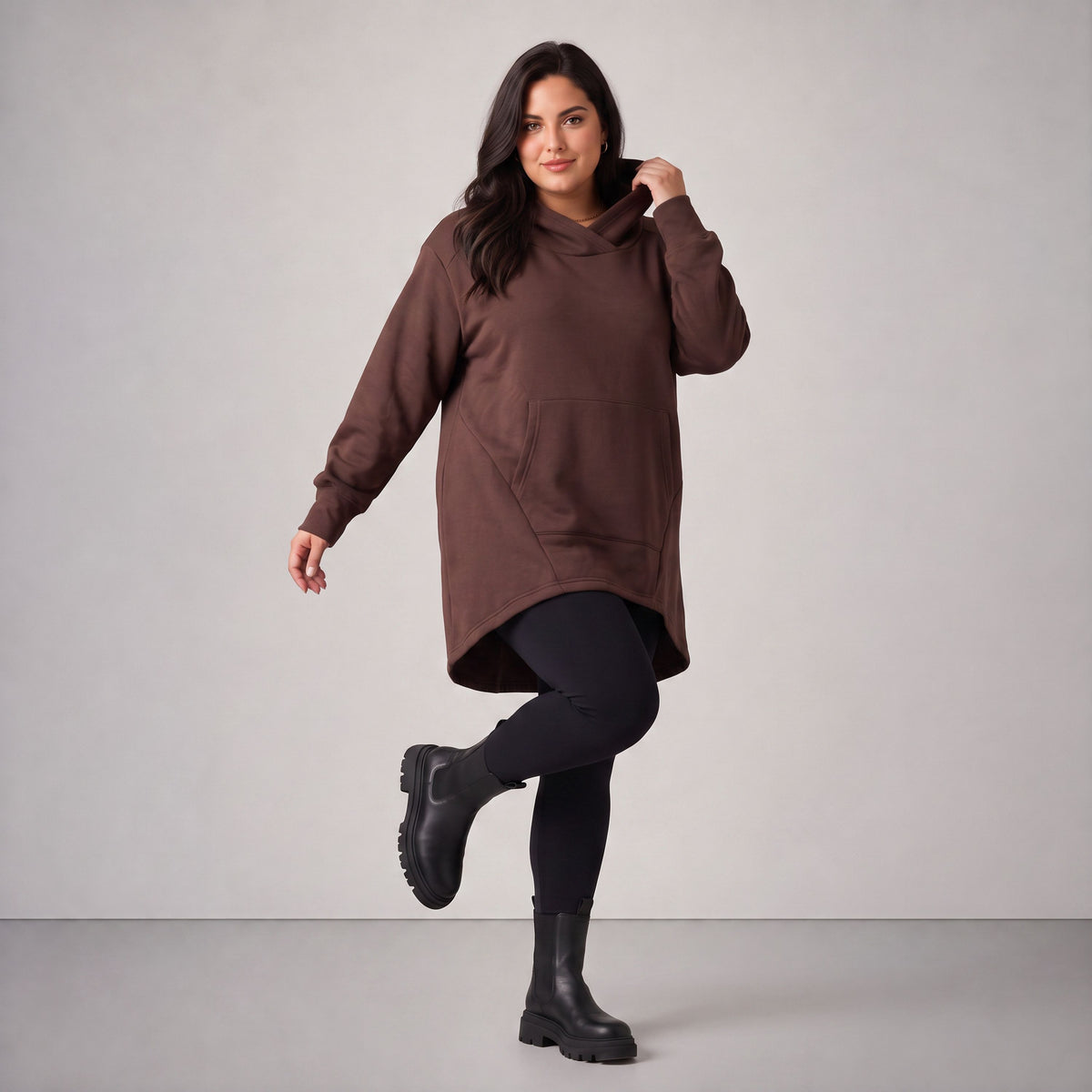 Rafay · Hoody · SolidHaniya · 2604R · SolidChoco