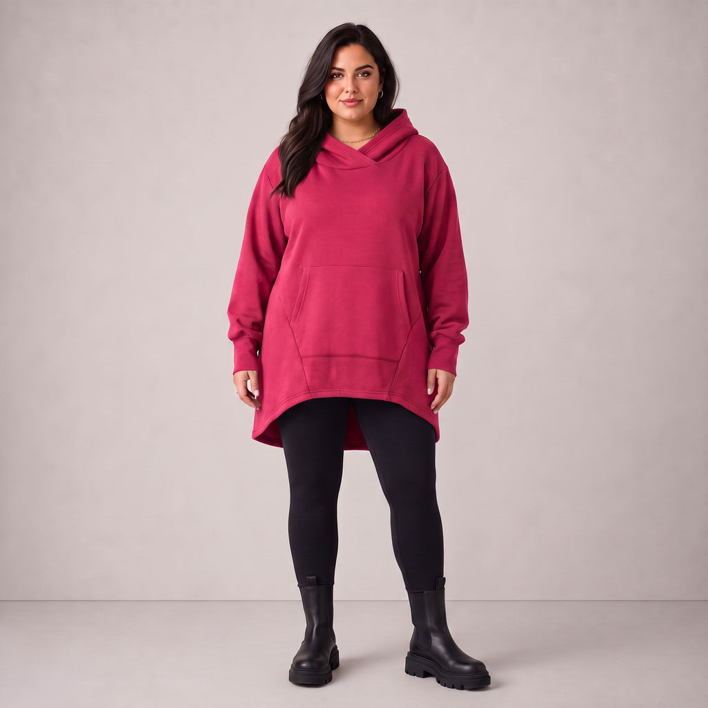 Rafay · Sweat à capuche · SolidHaniya · 2604R · SolidPink