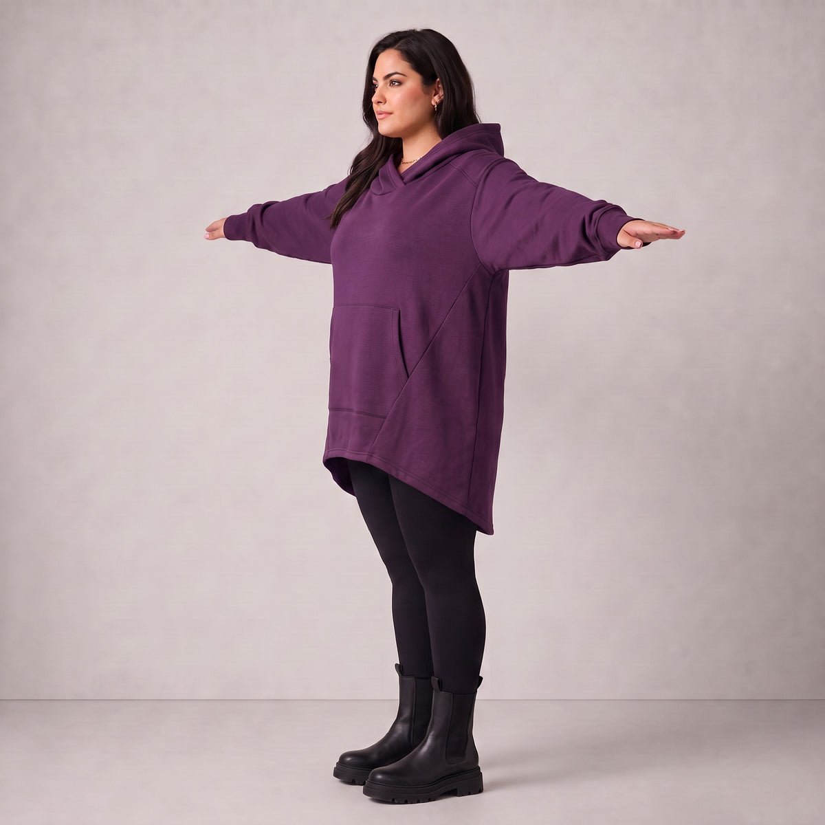 Rafay · Hoody · SolidHaniya · 2604R · SolidPurple
