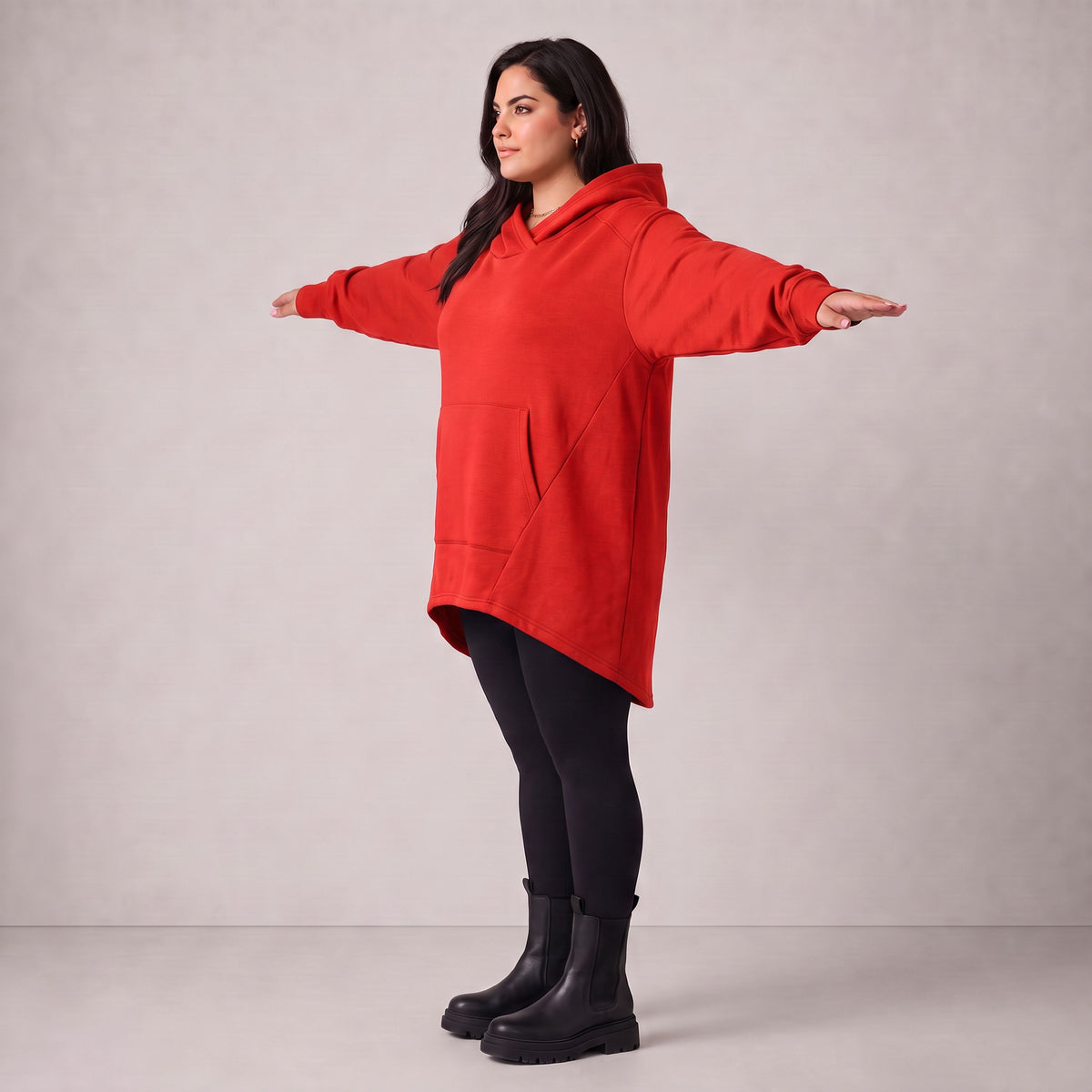 Rafay · Hoody · SolidHaniya · 2604R · SolidRed