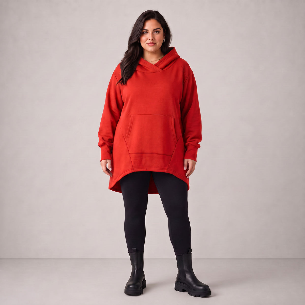 Rafay · Hoody · SolidHaniya · 2604R · SolidRed