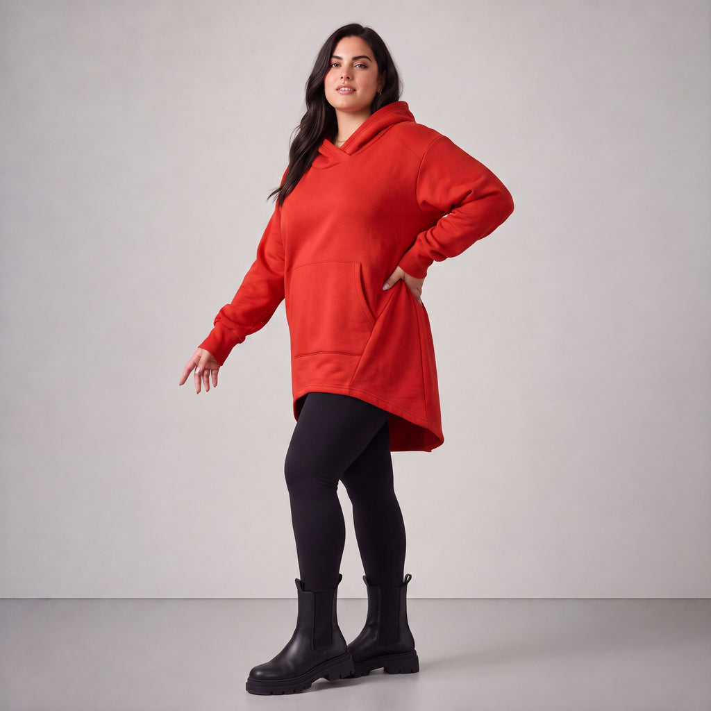Rafay · Hoody · SolidHaniya · 2604R · SolidRed