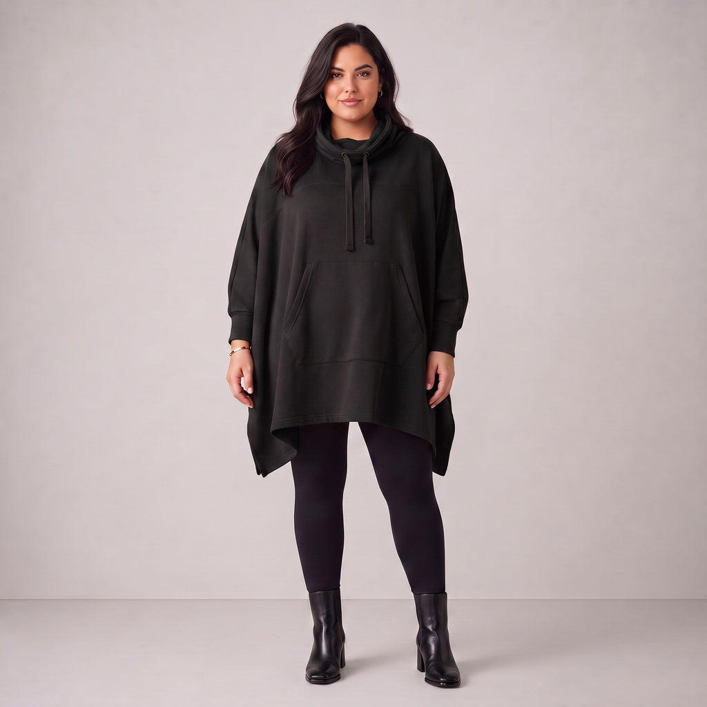 Rafay · Poncho · SolidHaniya · 2605R · SolidBlack