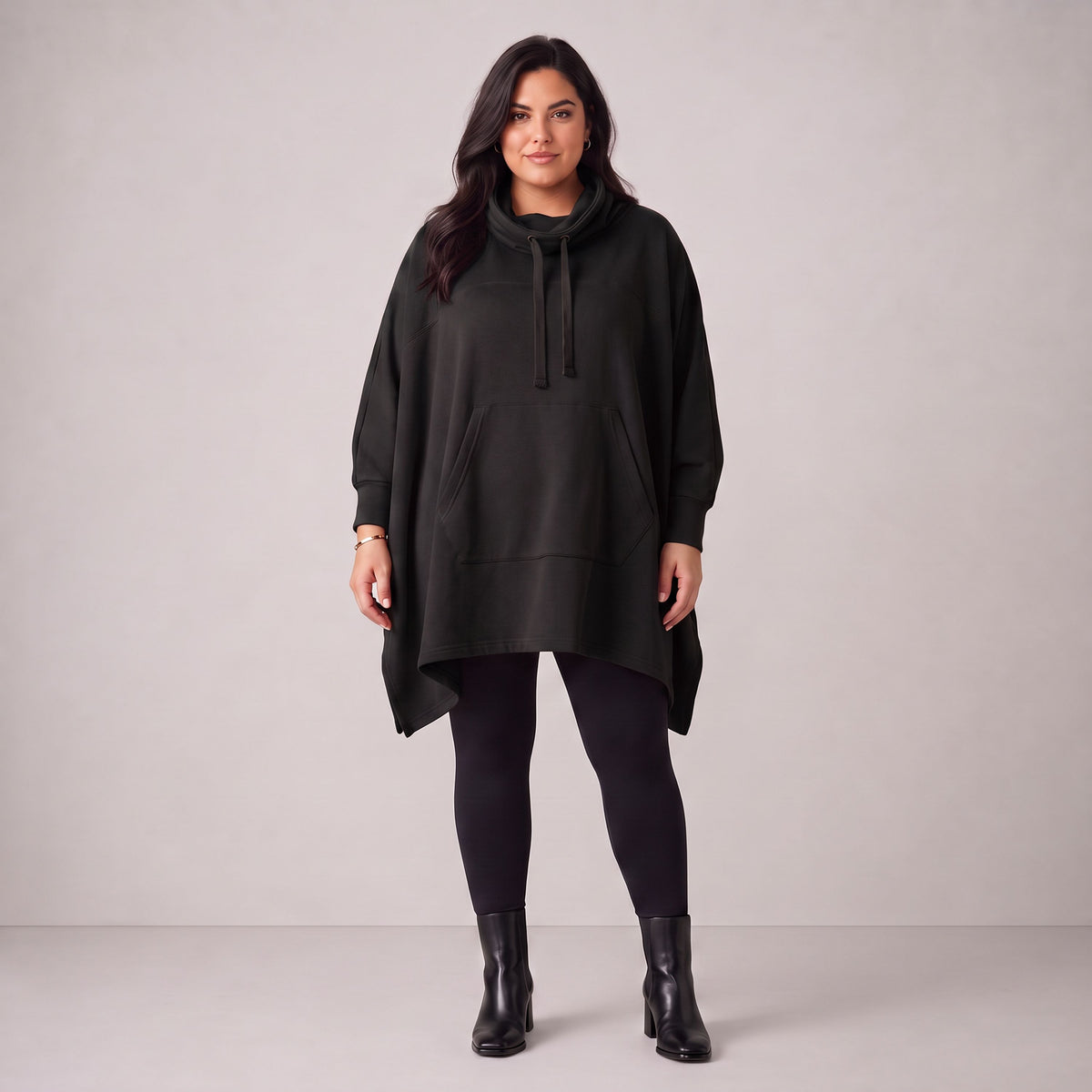 Rafay · Poncho · SolidHaniya · 2605R · SolidBlack