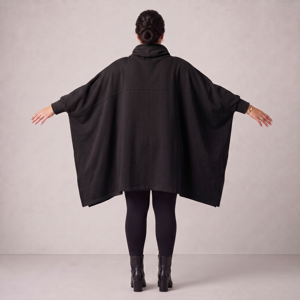 Rafay · Poncho · SolidHaniya · 2605R · SolidBlack