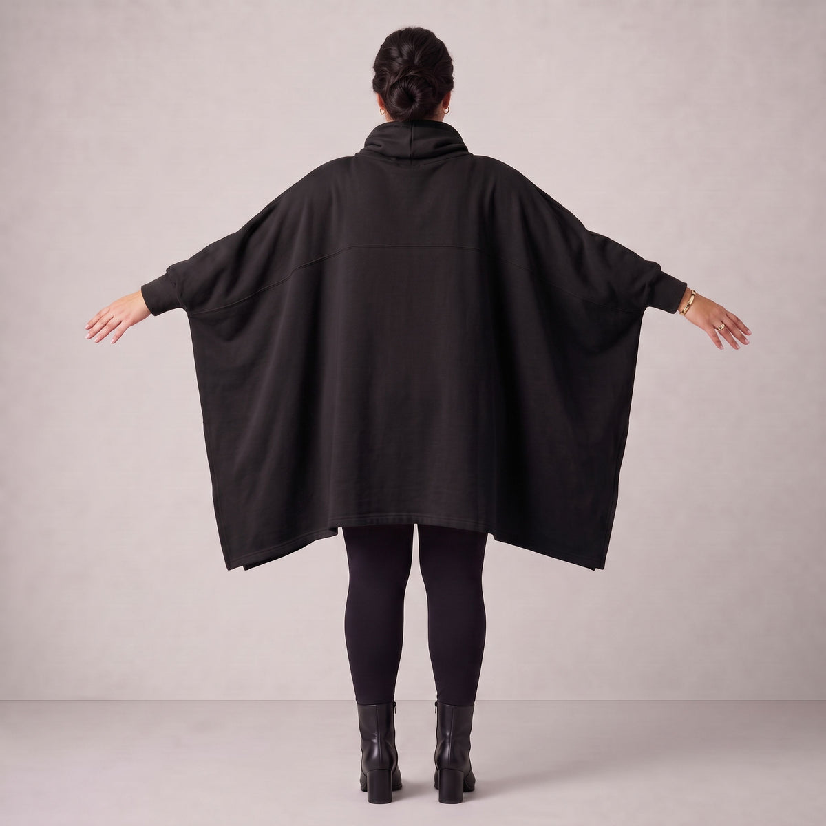 Rafay · Poncho · SolidHaniya · 2605R · SolidBlack
