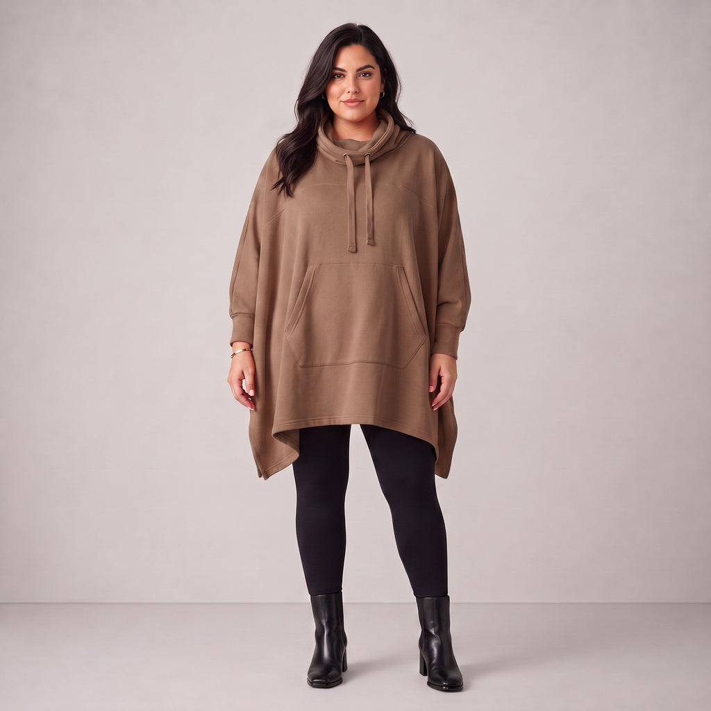 Rafay · Poncho · SolidHaniya · 2605R · SolidBrown