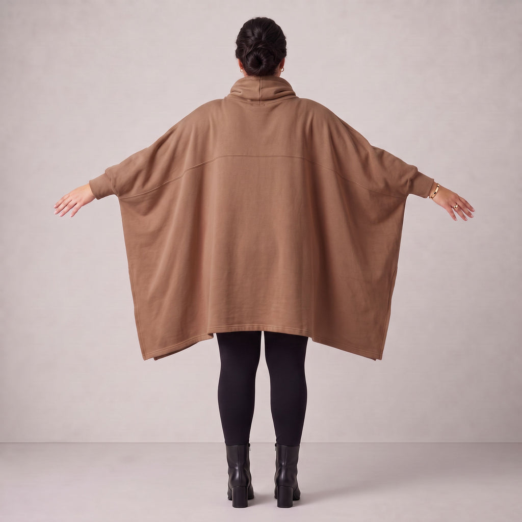 Rafay · Poncho · SolidHaniya · 2605R · SolidBrown