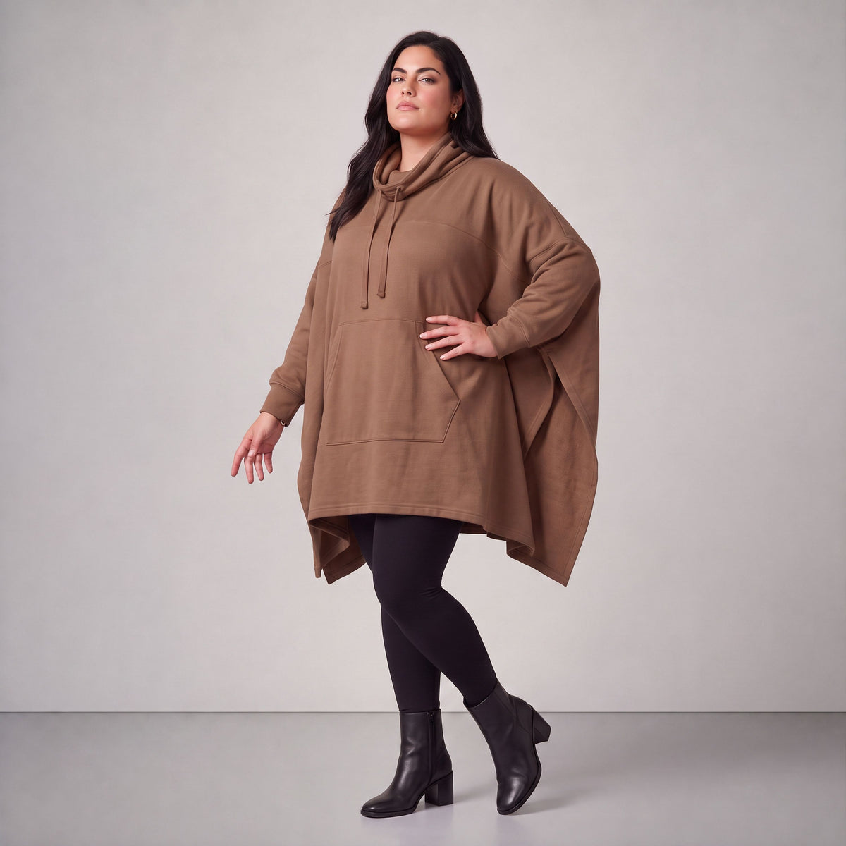 Rafay · Poncho · SolidHaniya · 2605R · SolidBrown
