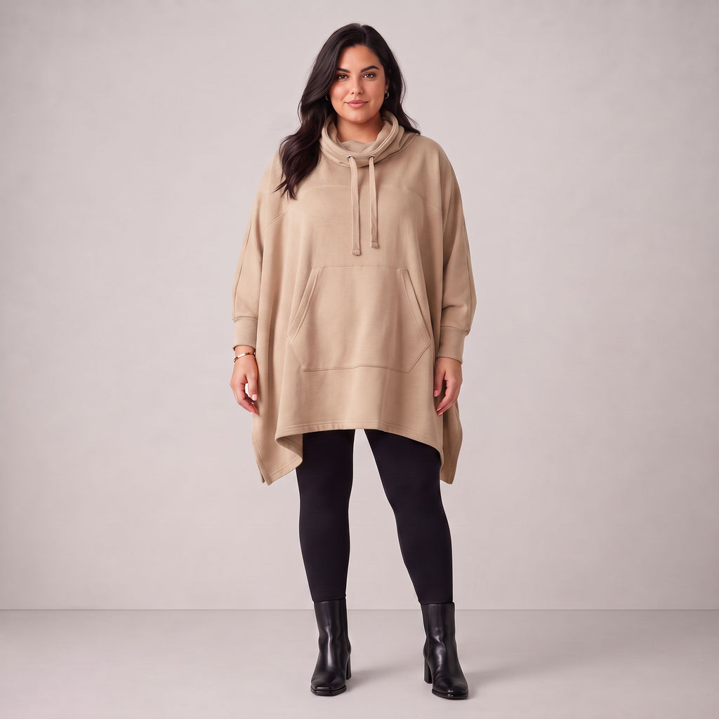 Rafay · Poncho · SolidHaniya · 2605R · SolidCream