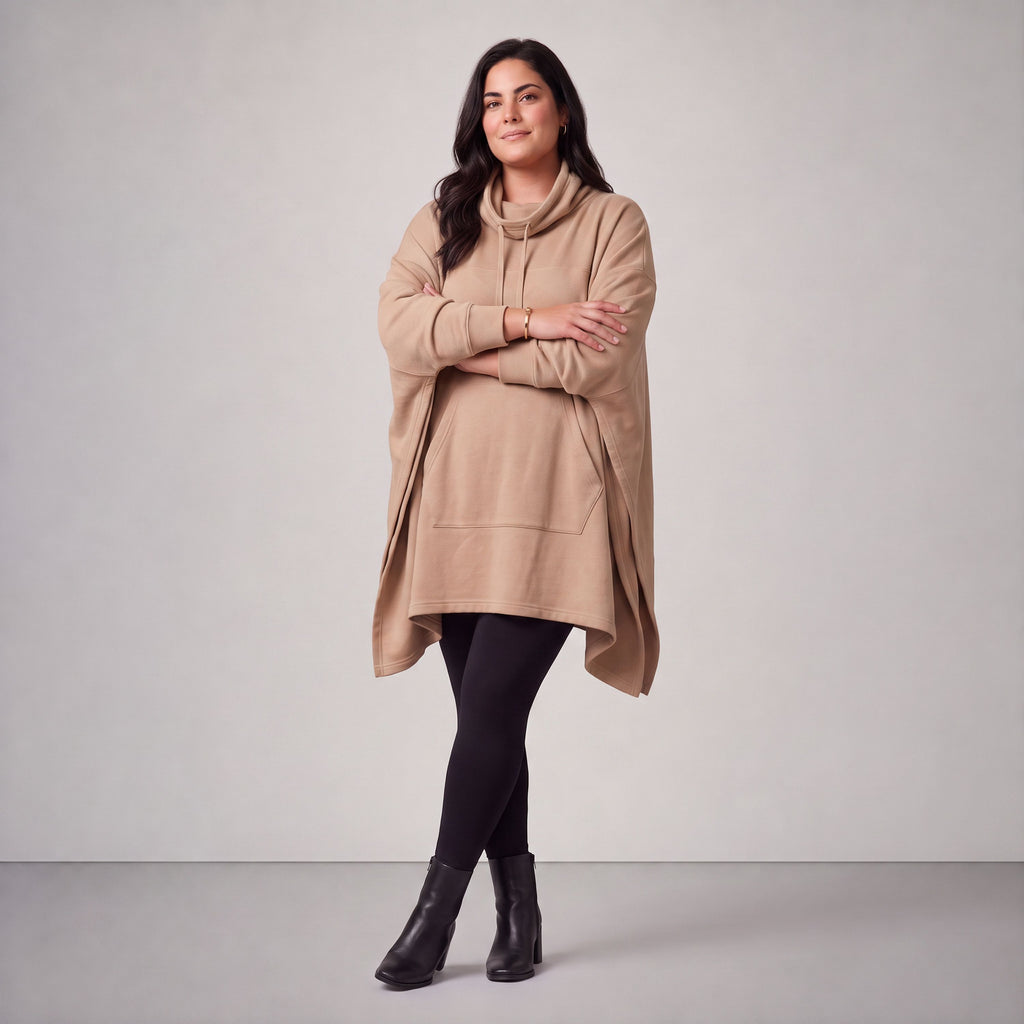 Rafay · Poncho · SolidHaniya · 2605R · SolidCream