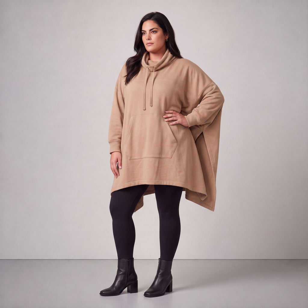 Rafay · Poncho · SolidHaniya · 2605R · SolidCream
