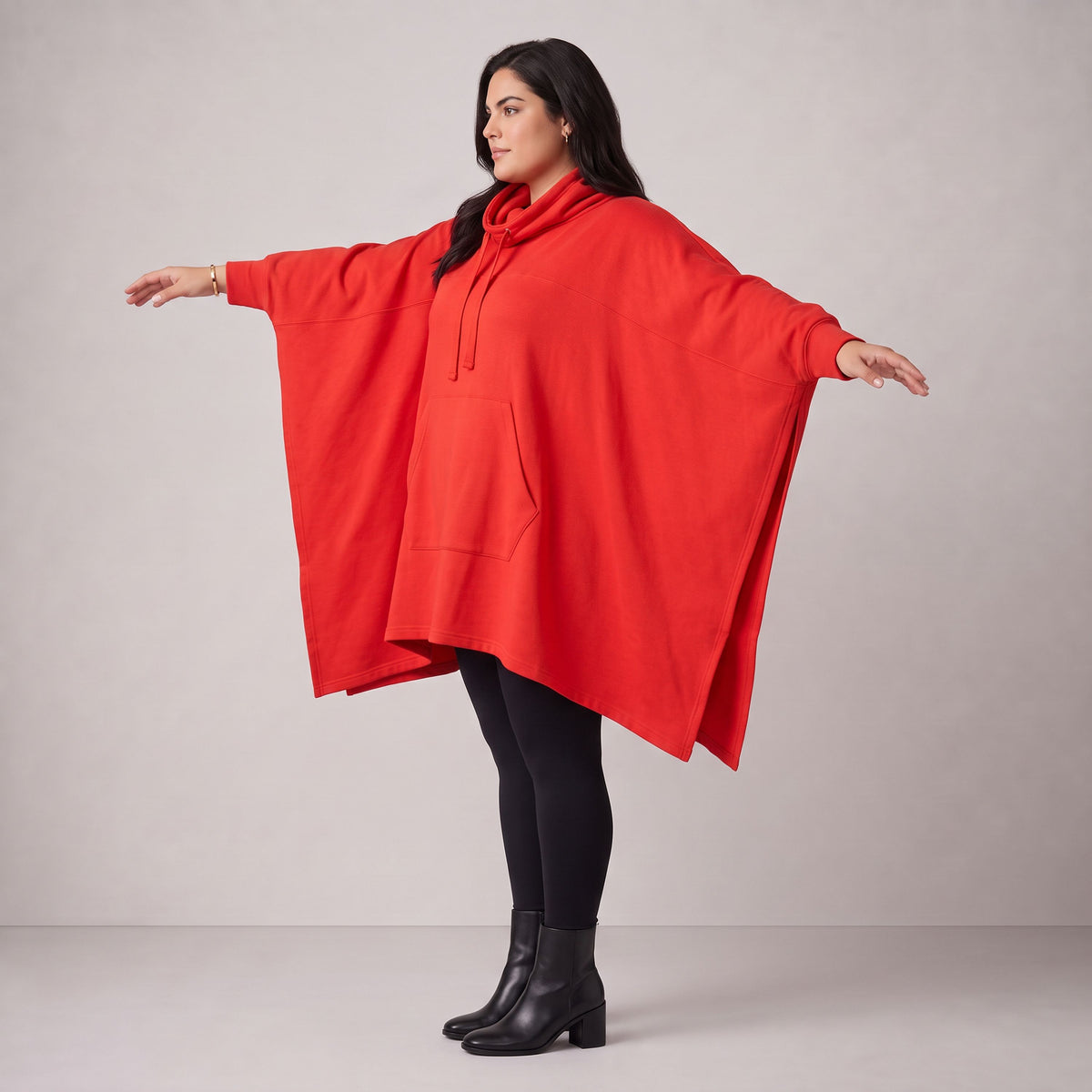 Rafay · Poncho · SolidHaniya · 2605R · SolidRed