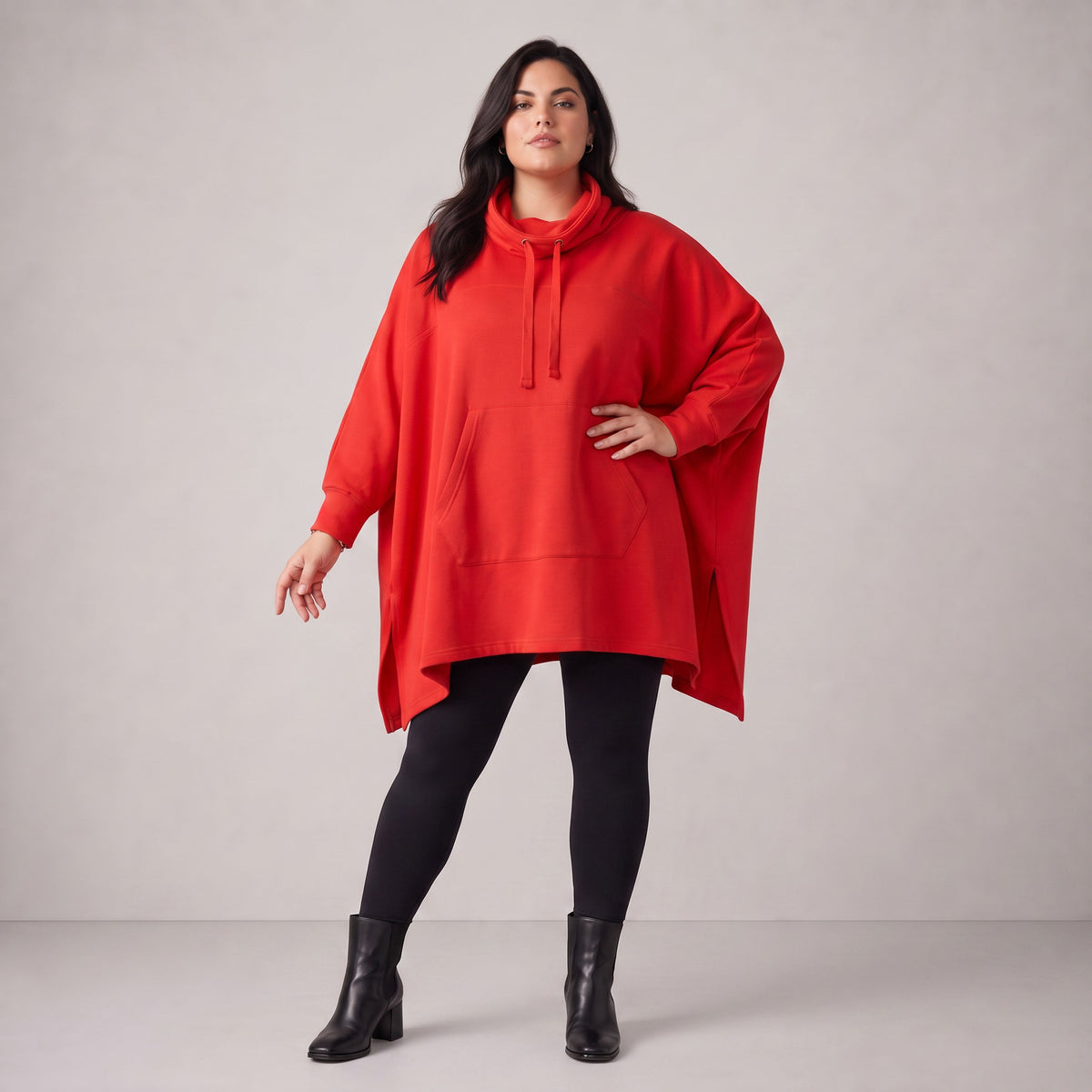 Rafay · Poncho · SolidHaniya · 2605R · SolidRed
