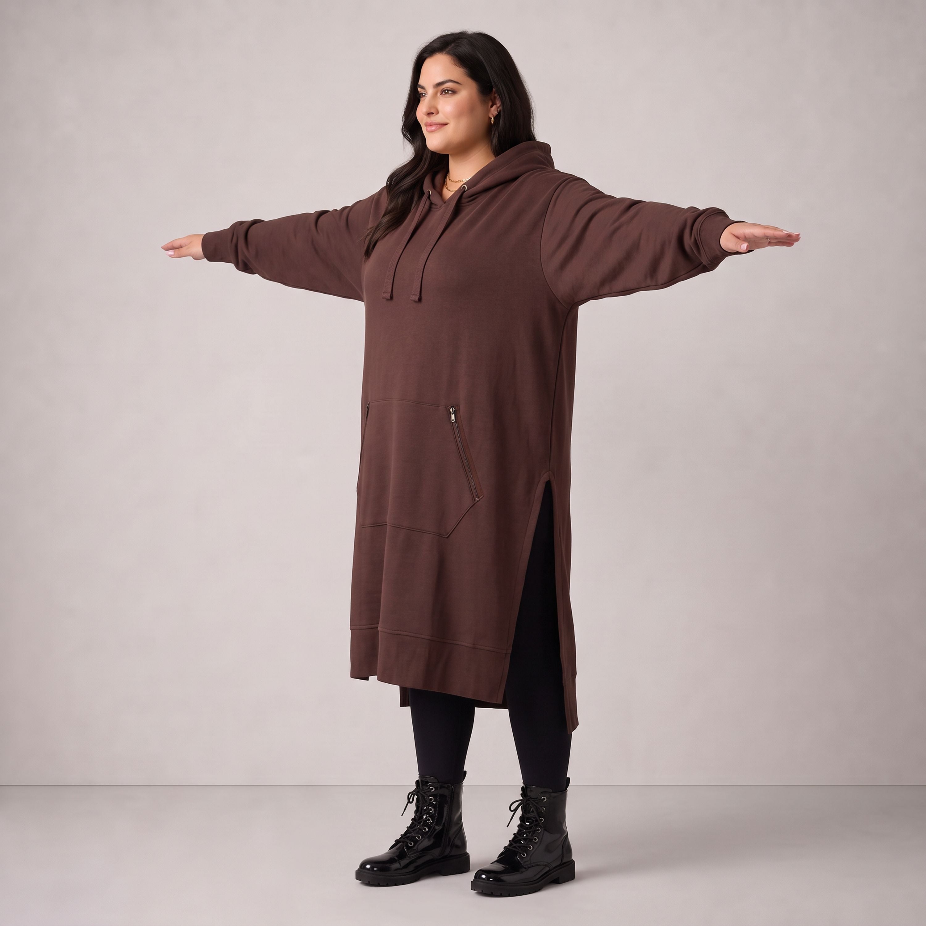 Rafay · Hoody · SolidHaniya · 2606R · SolidChoco