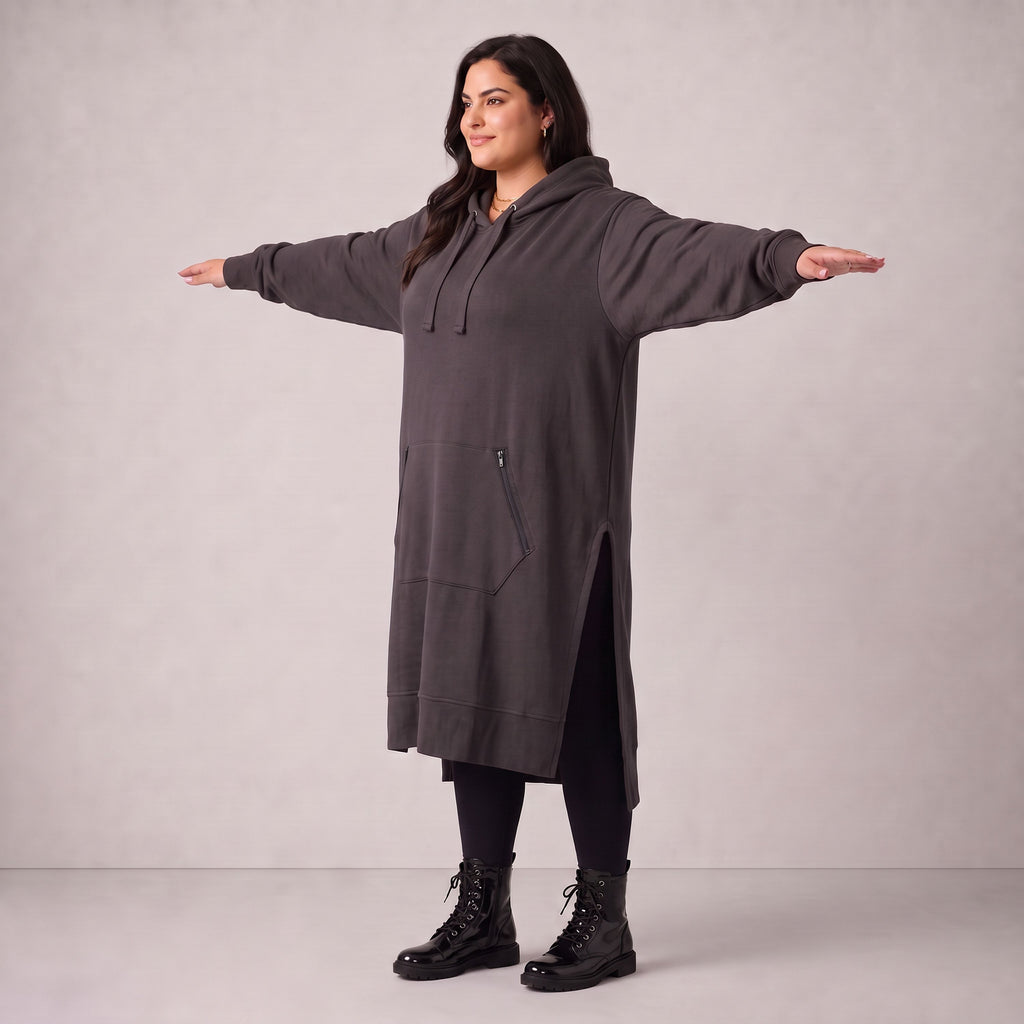 Rafay · Sweat à capuche · SolidHaniya · 2606R · SolidGrey