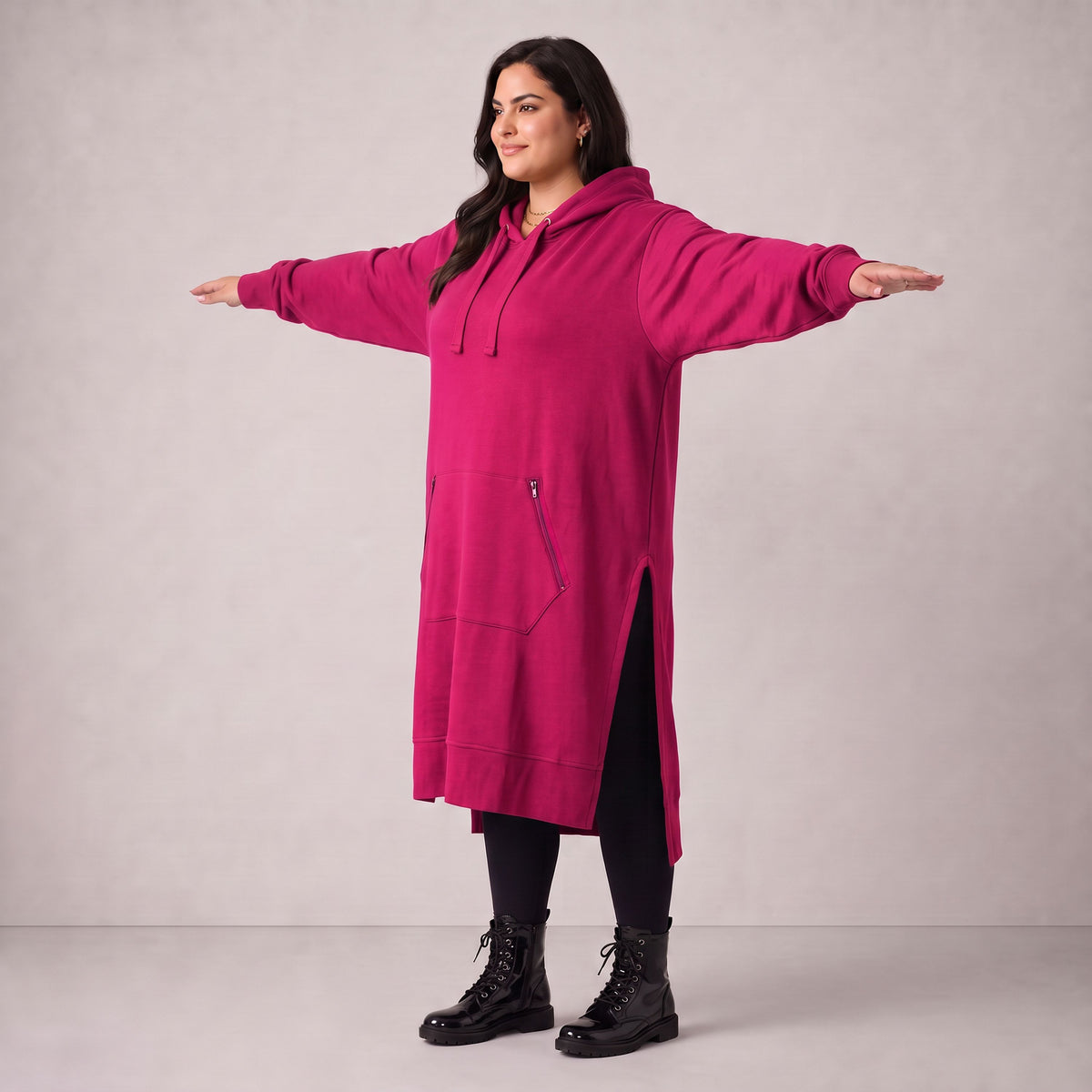 Rafay · Hoody · SolidHaniya · 2606R · SolidPink