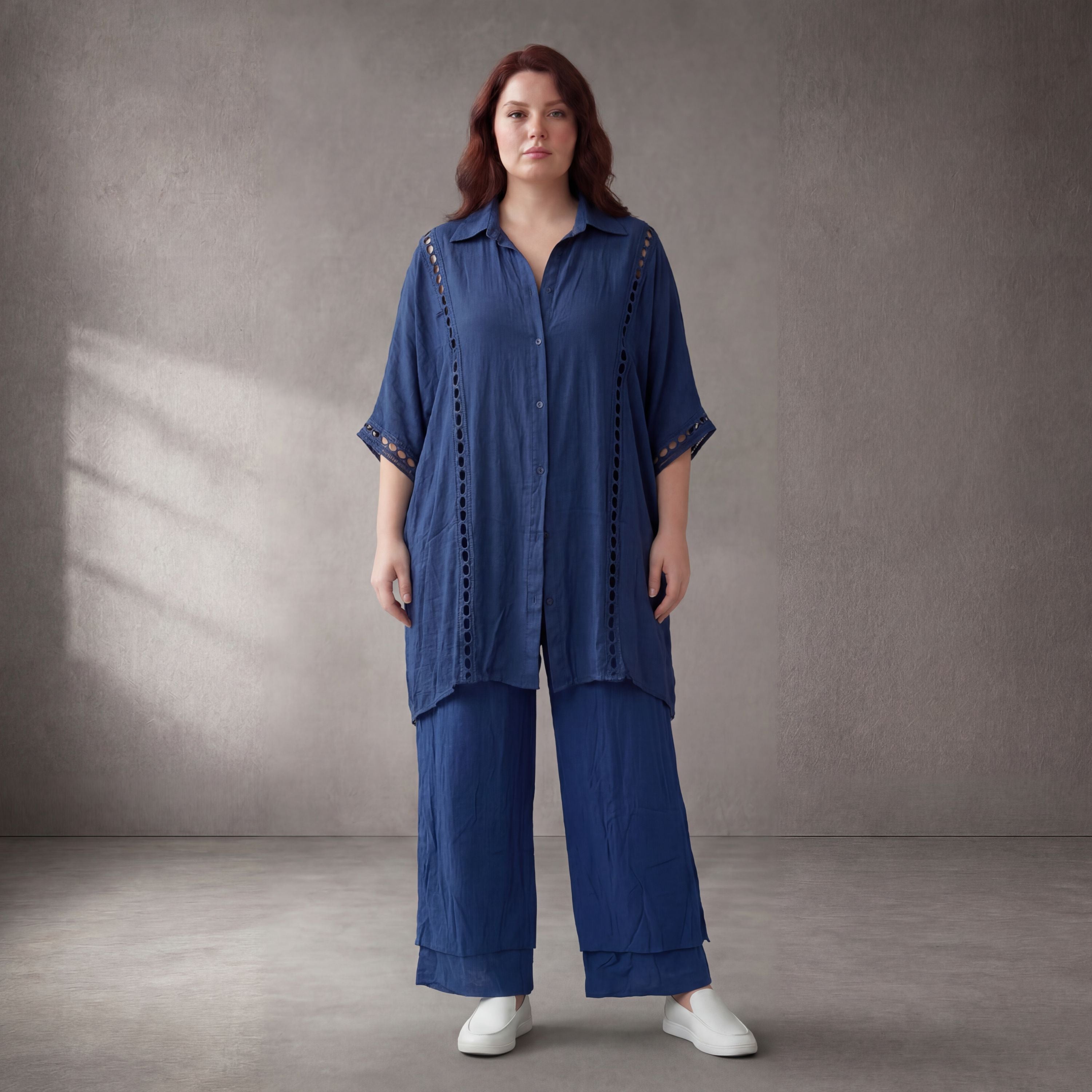 Funky Diva · Bluse · F939 · Dunkelblau